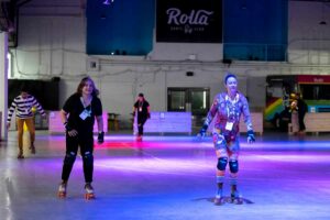 Roller skating at Rolla Skate Club in Vancouver. Photo by Jasmina Tomic / TED