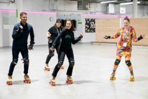 Roller skating at Rolla Skate Club in Vancouver. Photo by Jasmina Tomic / TED